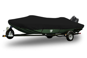 Sharkskin™ Supreme Conventional Bass Boat Cover In Use