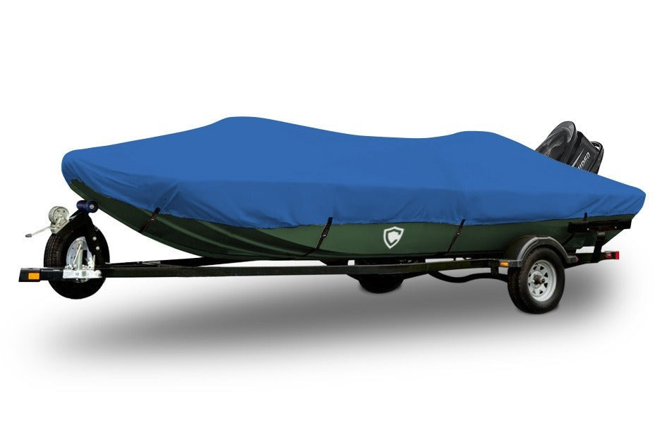 Sharkskin™ Supreme Conventional Bass Boat Cover In Use