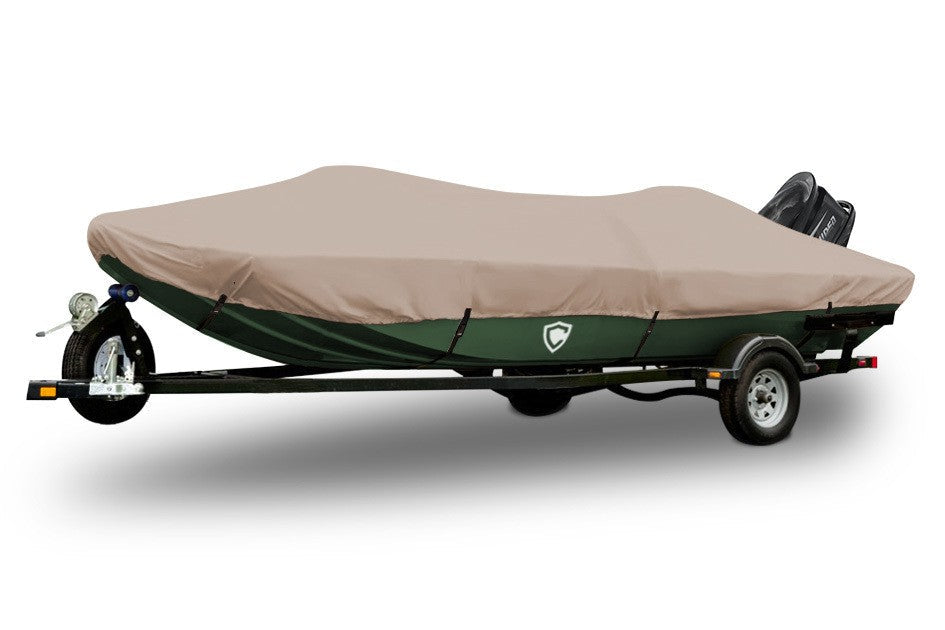 Sharkskin™ Supreme Conventional Bass Boat Cover In Use