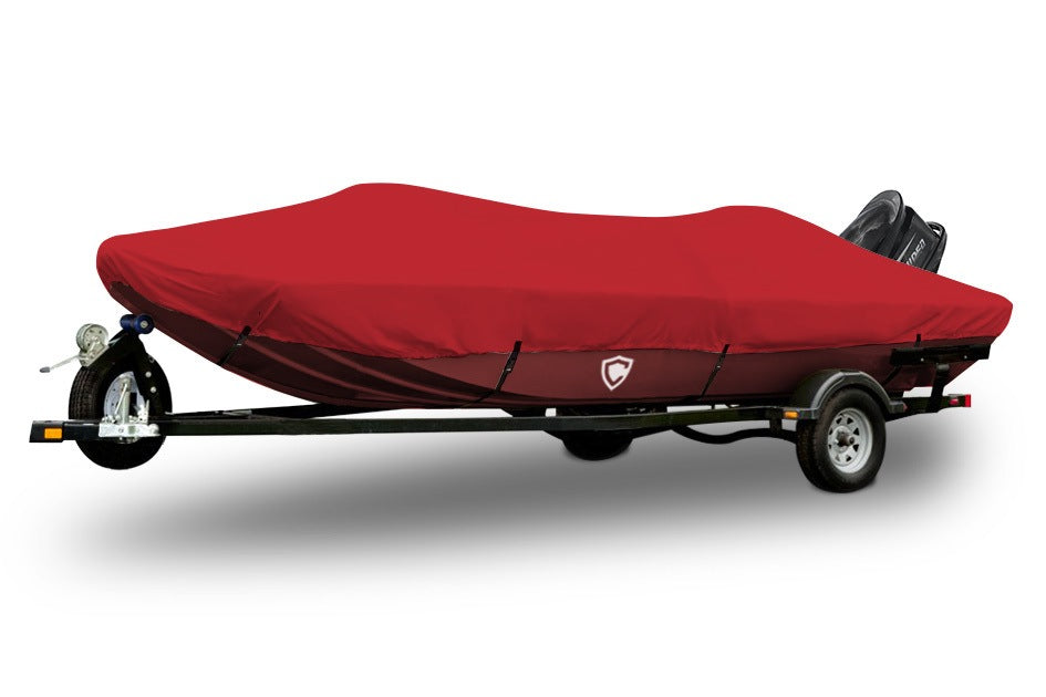 Sunbrella® Conventional Bass Boat Cover In Use