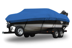 1991 Crestliner Fish Hawk V-16 Sharkskin™ Supreme Boat Cover In Use