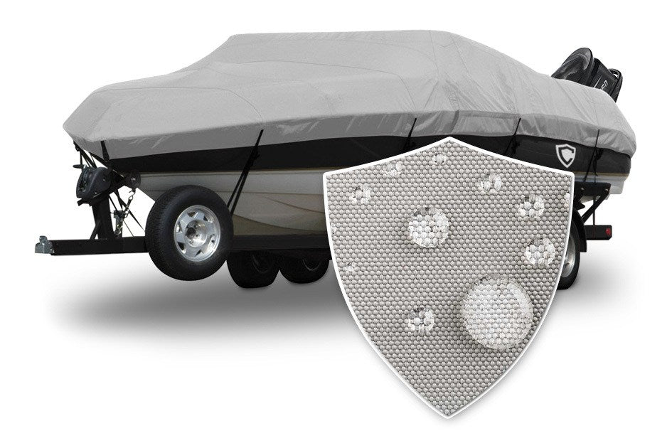 1991 Crestliner Fish Hawk V-16 Sharkskin™ Supreme Boat Cover with Swatch
