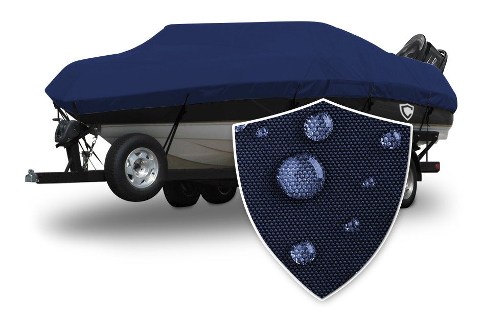 1991 Crestliner Fish Hawk V-16 Sharkskin™ Supreme Boat Cover with Swatch