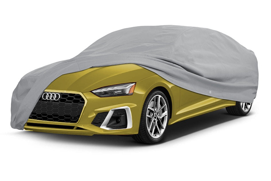 WeatherFit® Gold Car Cover In Use