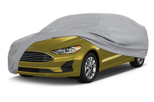 1986 Daewoo Maepsy WeatherFit® Gold Car Cover In Use