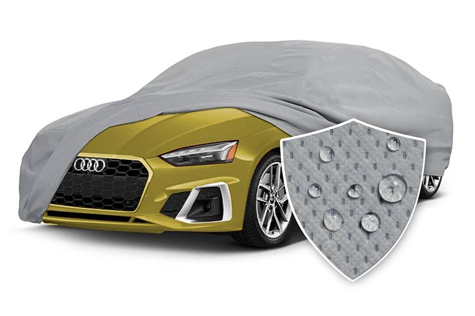 WeatherFit® Gold Car Cover with Swatch
