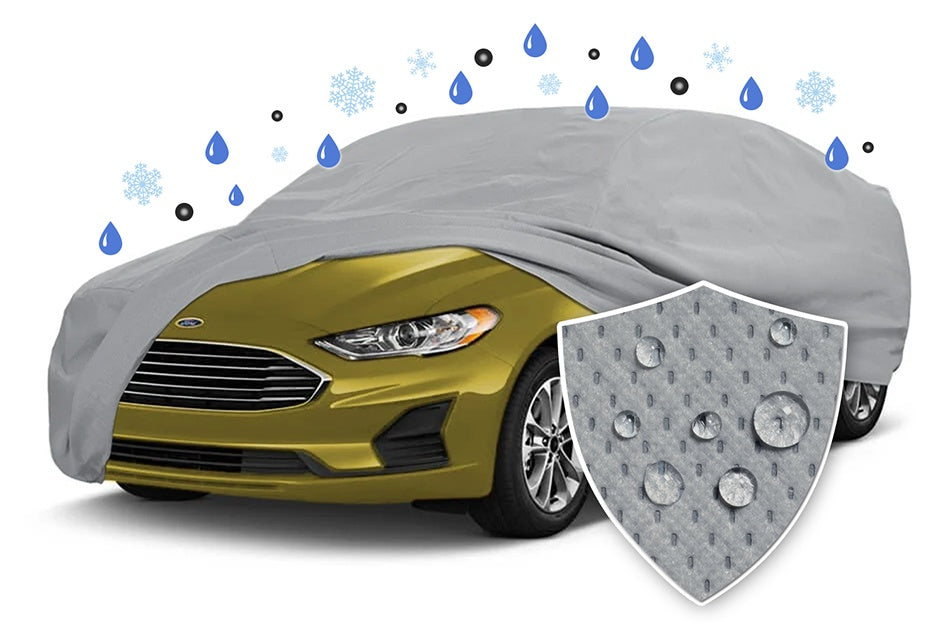 1984 Mercury Colony Park WeatherFit® Gold Car Cover with Swatch