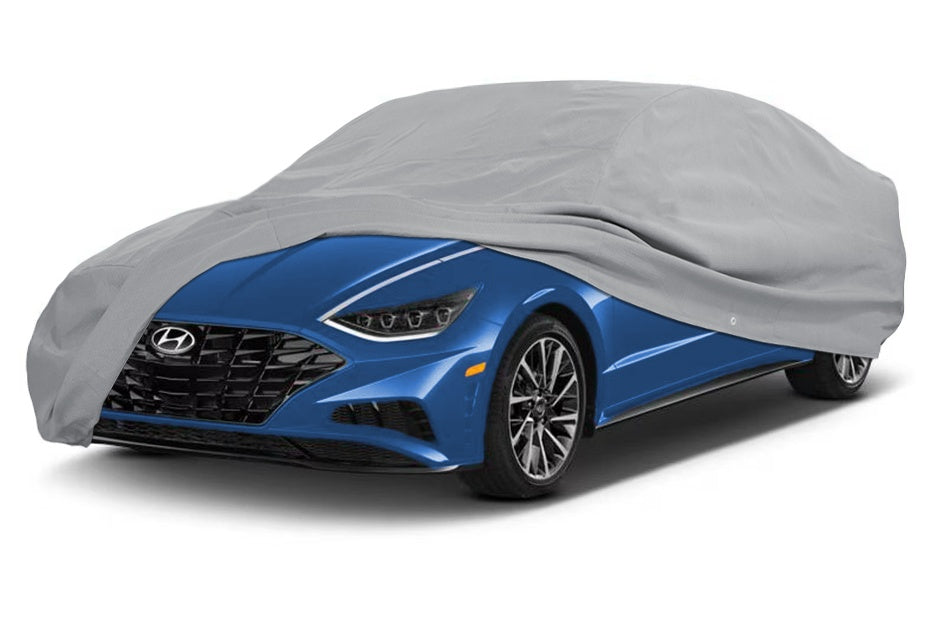 1988 Hyundai Sonata WeatherFit® Platinum Car Cover In Use