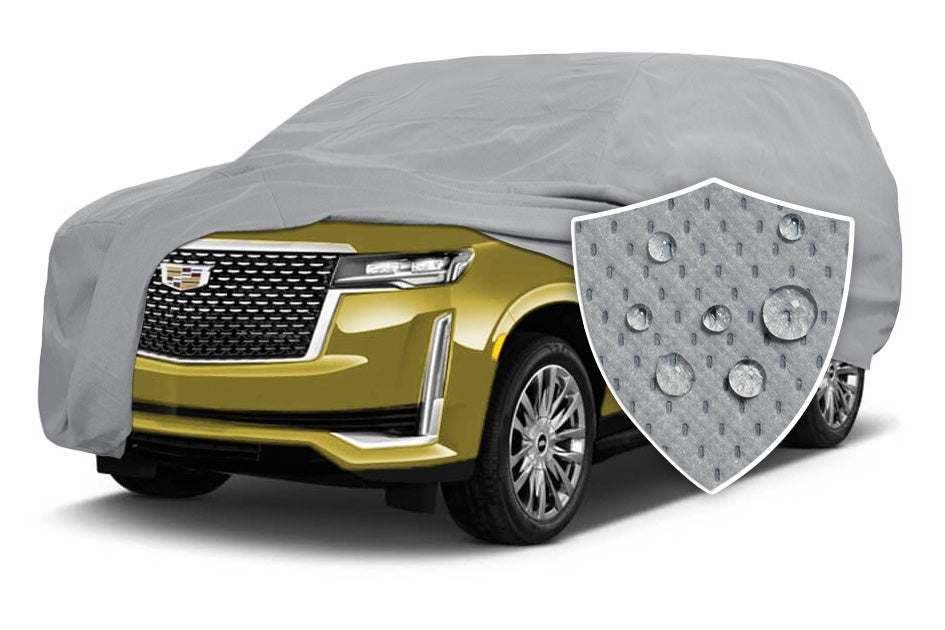 WeatherFit® Gold Full-Size SUV Cover with Swatch