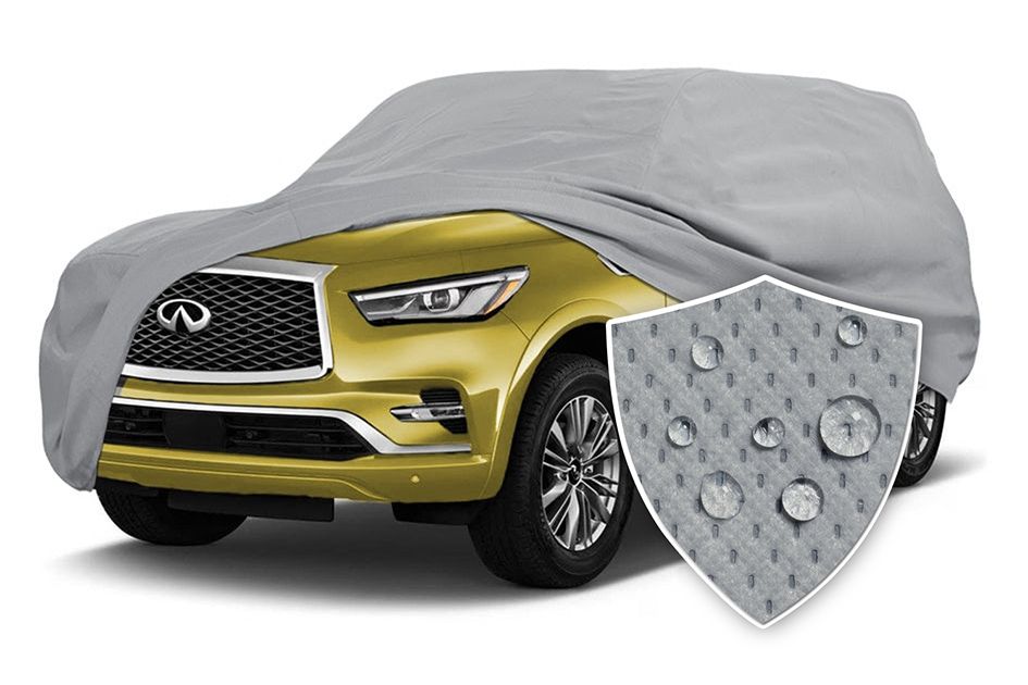 WeatherFit® Gold SUV Cover with Swatch