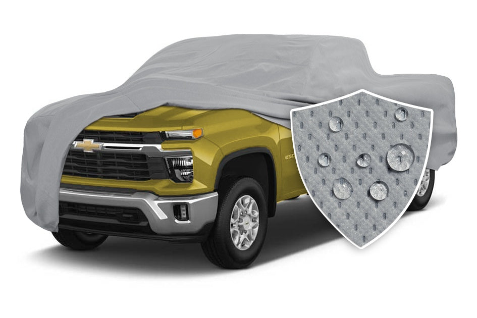 WeatherFit® Gold Crew Cab Dually Truck Cover with Swatch