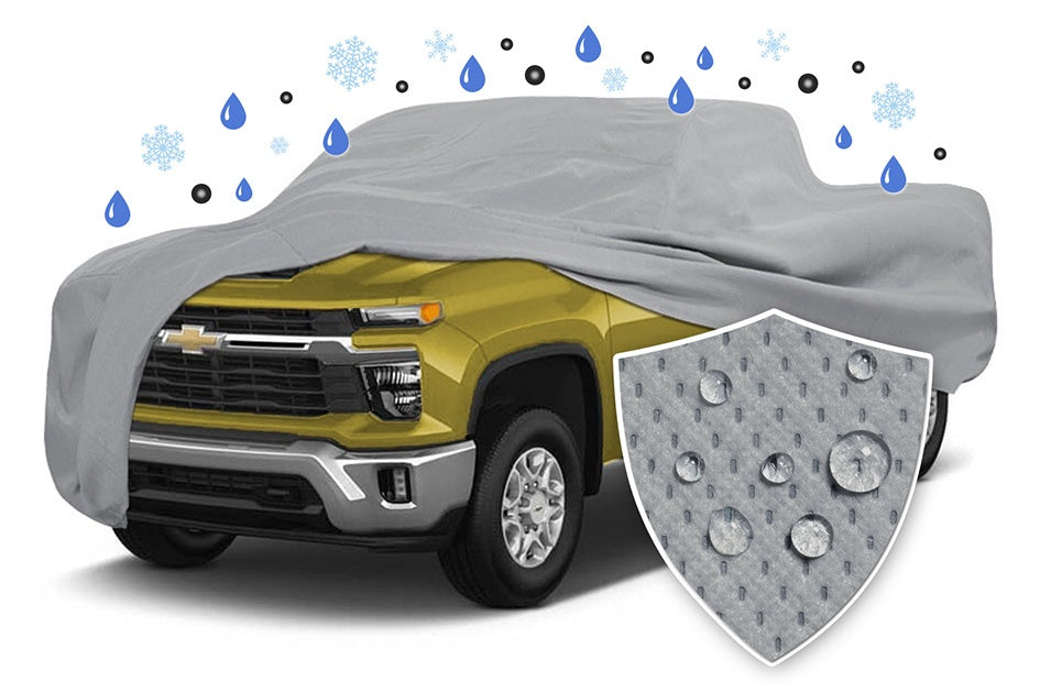 WeatherFit® Gold Crew Cab Dually Truck Cover with Swatch