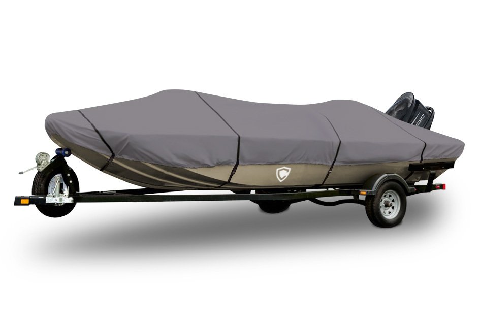 ShoreFit® 300 Fishing Boat Cover In Use