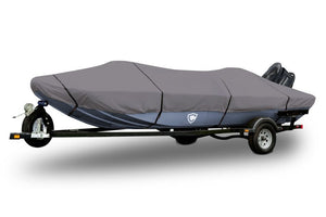 ShoreFit® 1200 HD Conventional Bass Boat Cover In Use