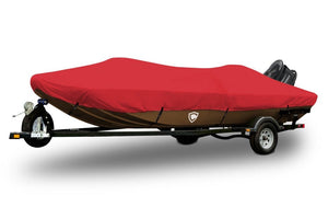 Sharkskin™ Plus V-Shaped Jon Boat Cover In Use