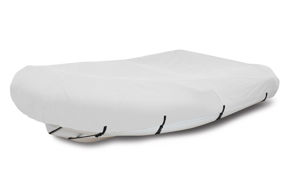 Sharkskin™ Plus Blunt Nose Inflatable Boat Cover In Use