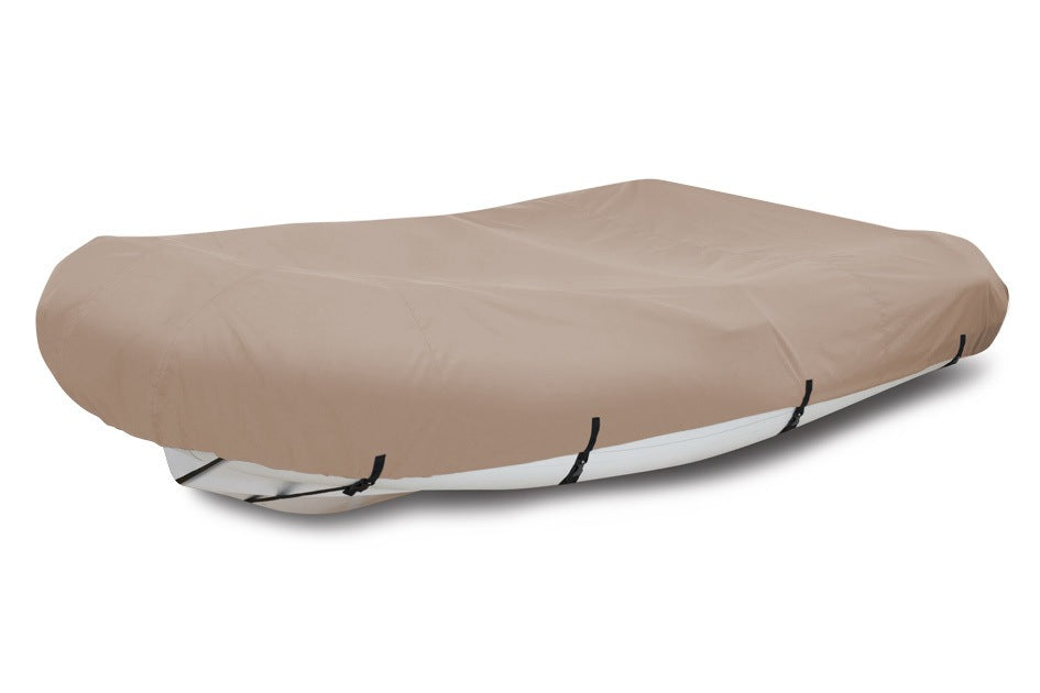 Sharkskin™ Supreme Blunt Nose Inflatable Boat Cover In Use