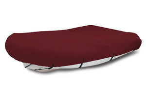 Sunbrella® Blunt Nose Inflatable Boat Cover In Use