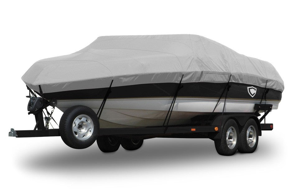 2007 Malibu Sunsetter 21.5 XTI Sharkskin™ Supreme Boat Cover In Use