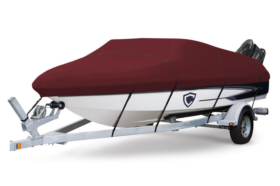 2004 Sea Hunt 22 Navigator ShoreFit® 600 Boat Cover In Use
