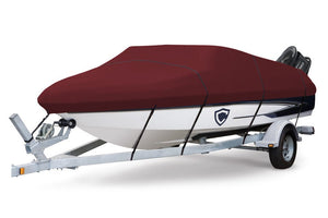 2004 Sea Hunt 22 Navigator ShoreFit® 600 Boat Cover In Use
