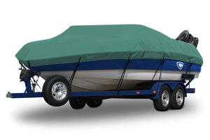 1987 Boston Whaler Montauk 17 Sunbrella® Boat Cover In Use