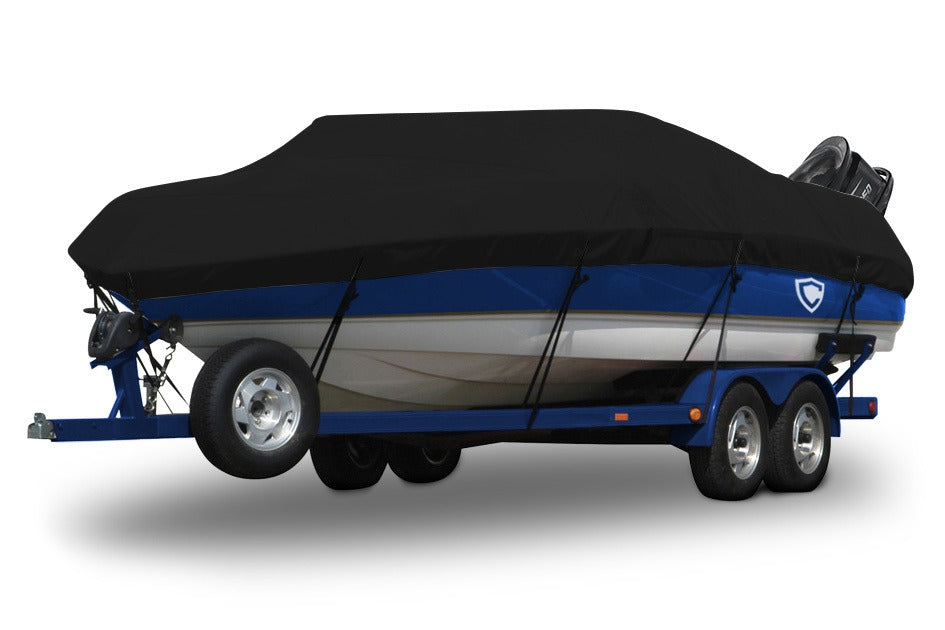 1987 Boston Whaler Montauk 17 Sunbrella® Boat Cover In Use