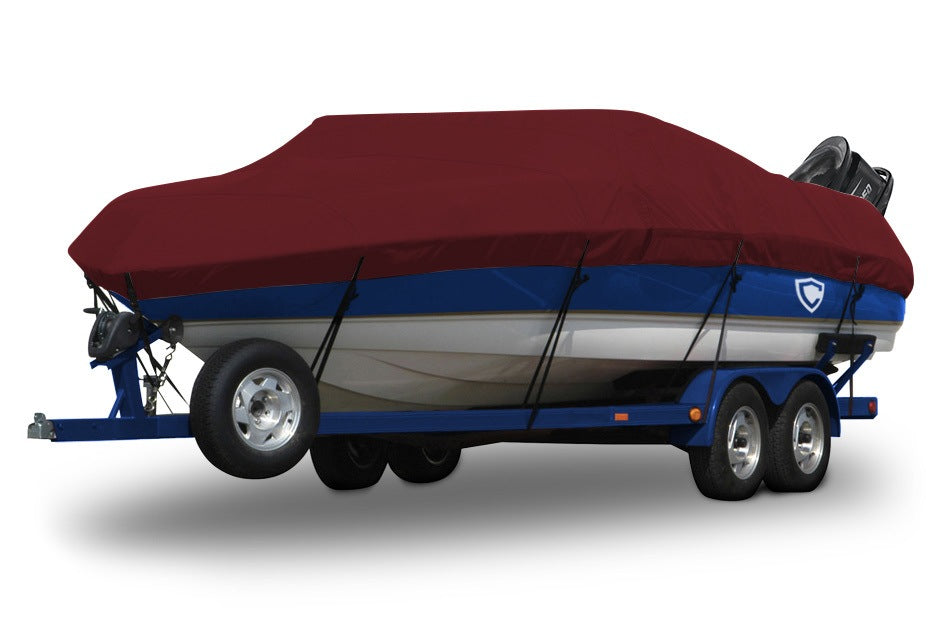 1987 Boston Whaler Montauk 17 Sunbrella® Boat Cover In Use