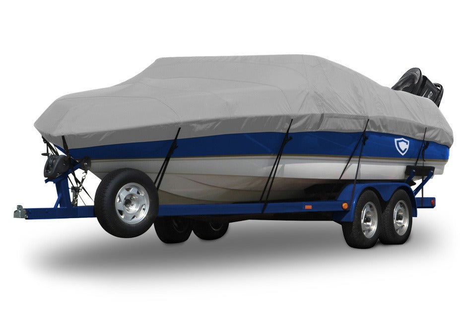 1987 Boston Whaler Montauk 17 Sunbrella® Boat Cover In Use