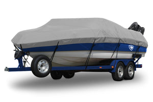 1987 Boston Whaler Montauk 17 Sunbrella® Boat Cover In Use