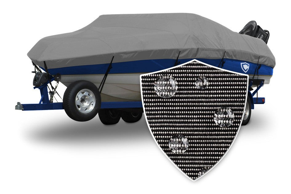 1987 Boston Whaler Montauk 17 Sunbrella® Boat Cover with Swatch