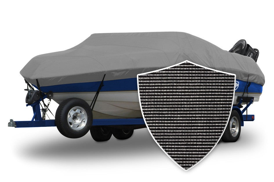 1987 Boston Whaler Montauk 17 Sunbrella® Boat Cover In Use