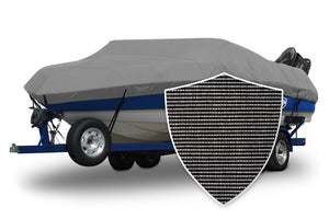 1987 Boston Whaler Montauk 17 Sunbrella® Boat Cover In Use