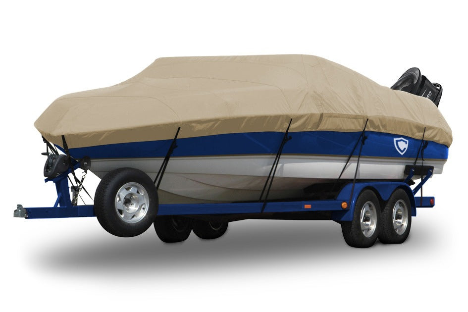 1987 Boston Whaler Montauk 17 Sunbrella® Boat Cover In Use