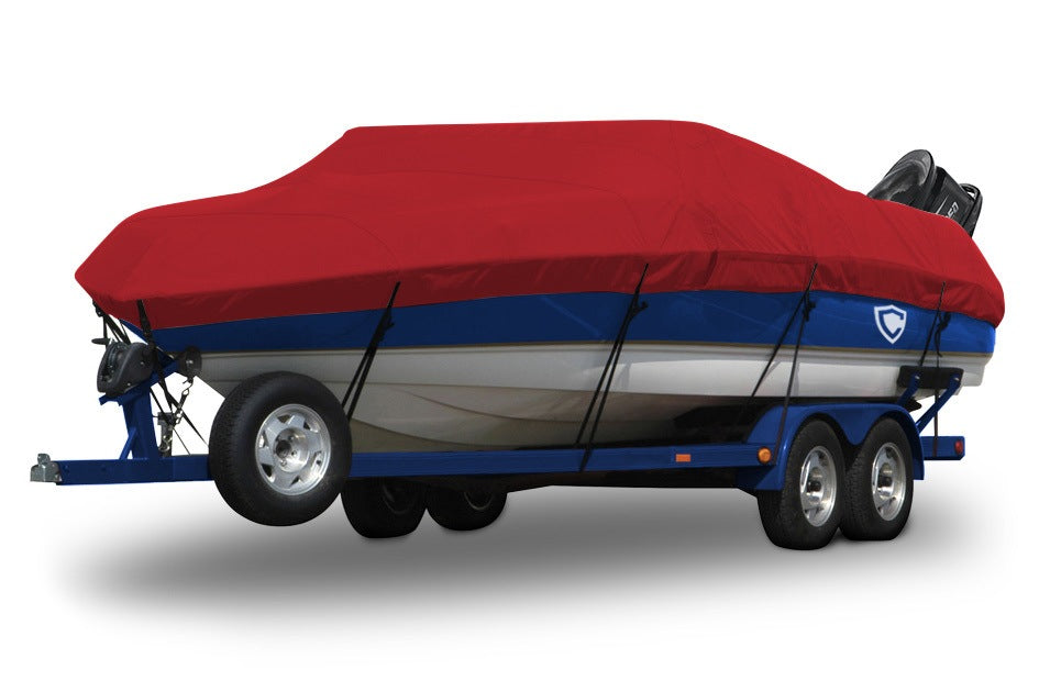 1987 Boston Whaler Montauk 17 Sunbrella® Boat Cover In Use
