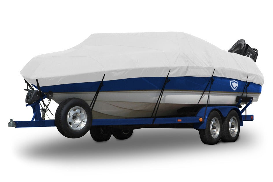 1987 Boston Whaler Montauk 17 Sunbrella® Boat Cover In Use