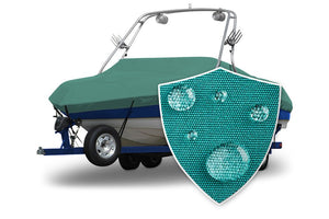 Sunbrella® Conventional Ski Boat with Arch Boat Cover with Swatch