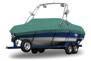 Sunbrella® Conventional Ski Boat with Arch Boat Cover In Use