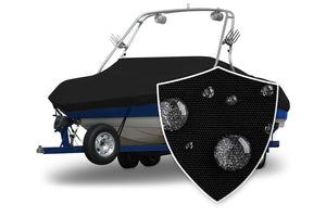 Sunbrella® Conventional Ski Boat with Arch Boat Cover with Swatch