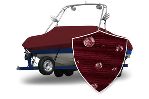 Sunbrella® Conventional Ski Boat with Arch Boat Cover with Swatch