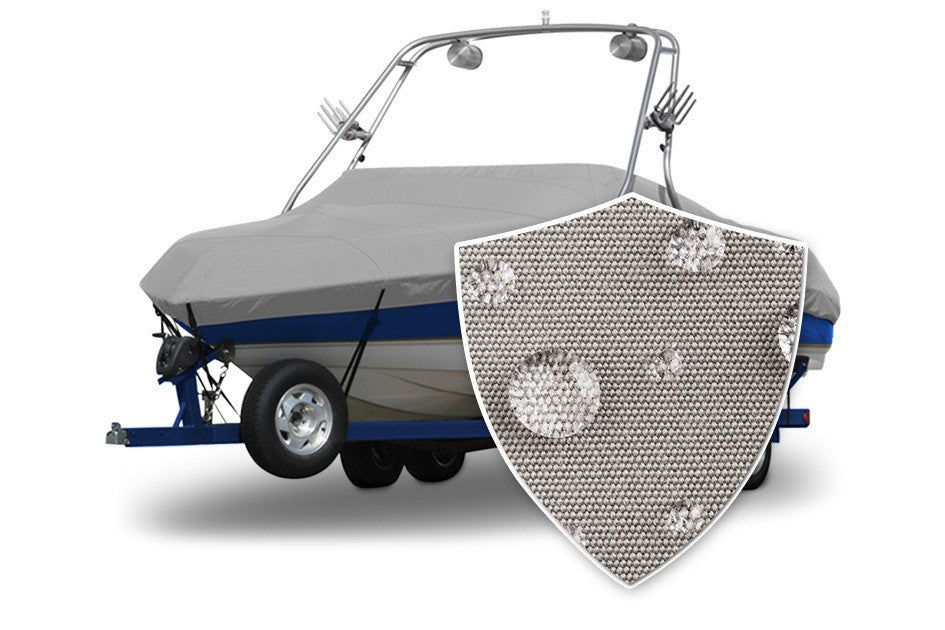 Sunbrella® Conventional Ski Boat with Arch Boat Cover with Swatch