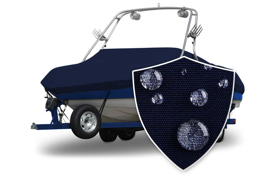 Sunbrella® Conventional Ski Boat with Arch Boat Cover with Swatch