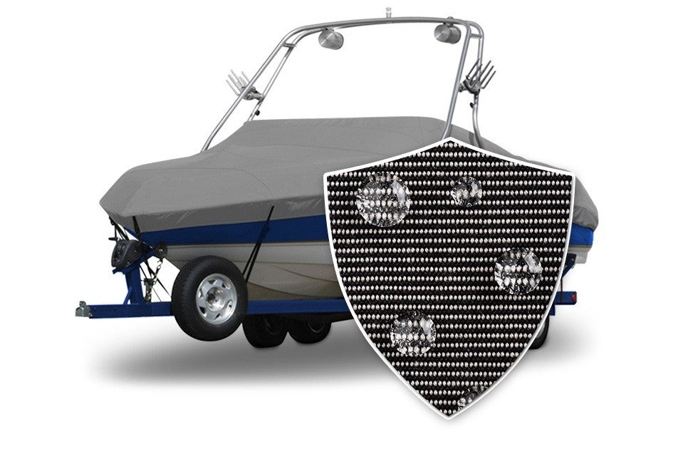 Sunbrella® Conventional Ski Boat with Arch Boat Cover with Swatch