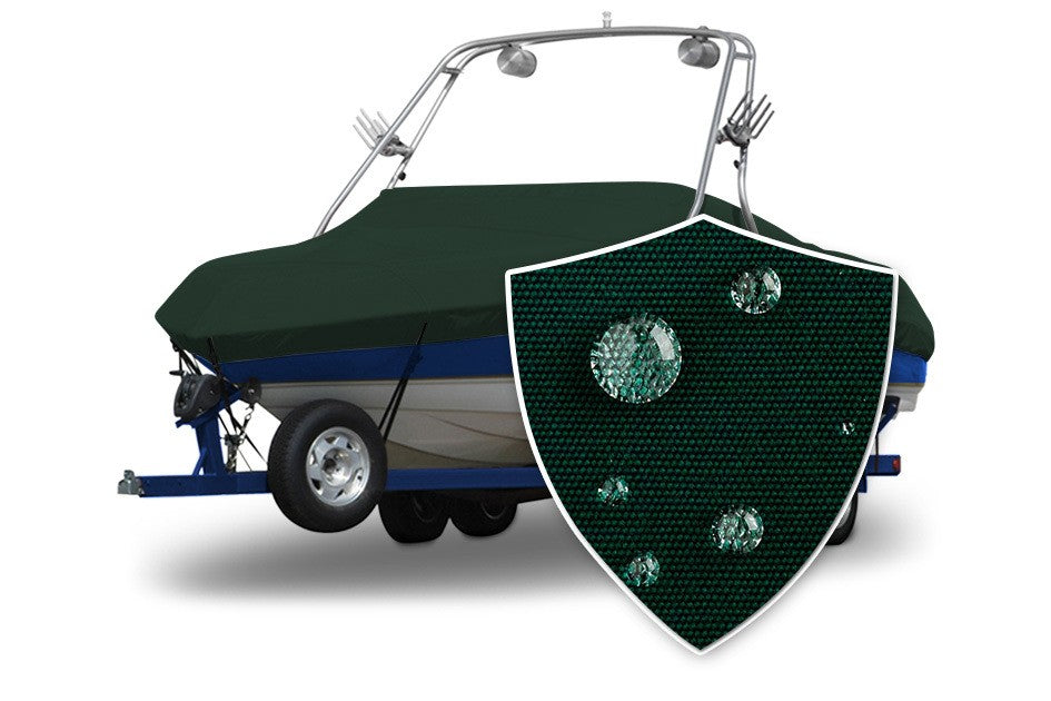 Sunbrella® Conventional Ski Boat with Arch Boat Cover with Swatch