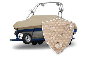 Sunbrella® Conventional Ski Boat with Arch Boat Cover with Swatch