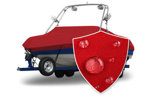 Sunbrella® Conventional Ski Boat with Arch Boat Cover with Swatch