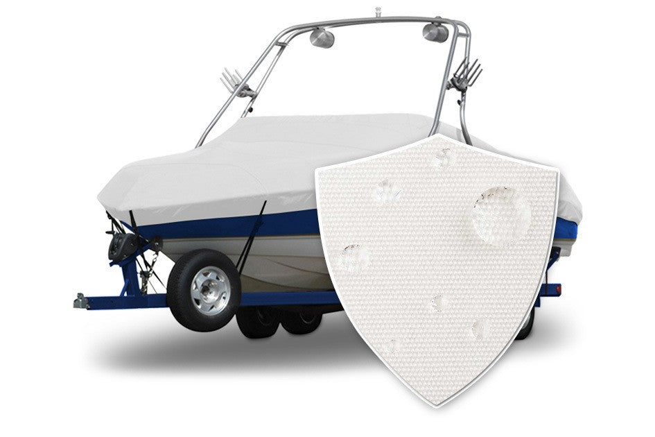 Sunbrella® Conventional Ski Boat with Arch Boat Cover with Swatch