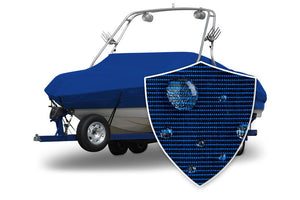 Sunbrella® Conventional Ski Boat with Arch Boat Cover with Swatch
