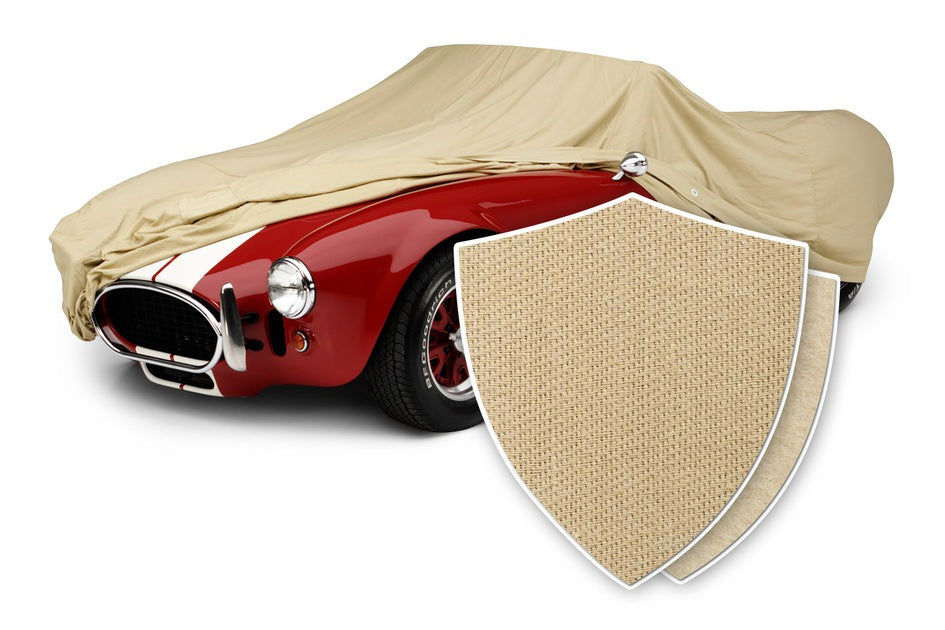 Tan Flannel™ Car Cover with Swatch