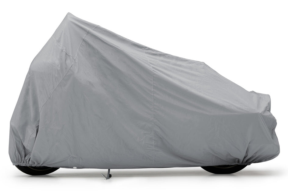 WeatherFit® Gold Touring Motorcycle Cover In Use